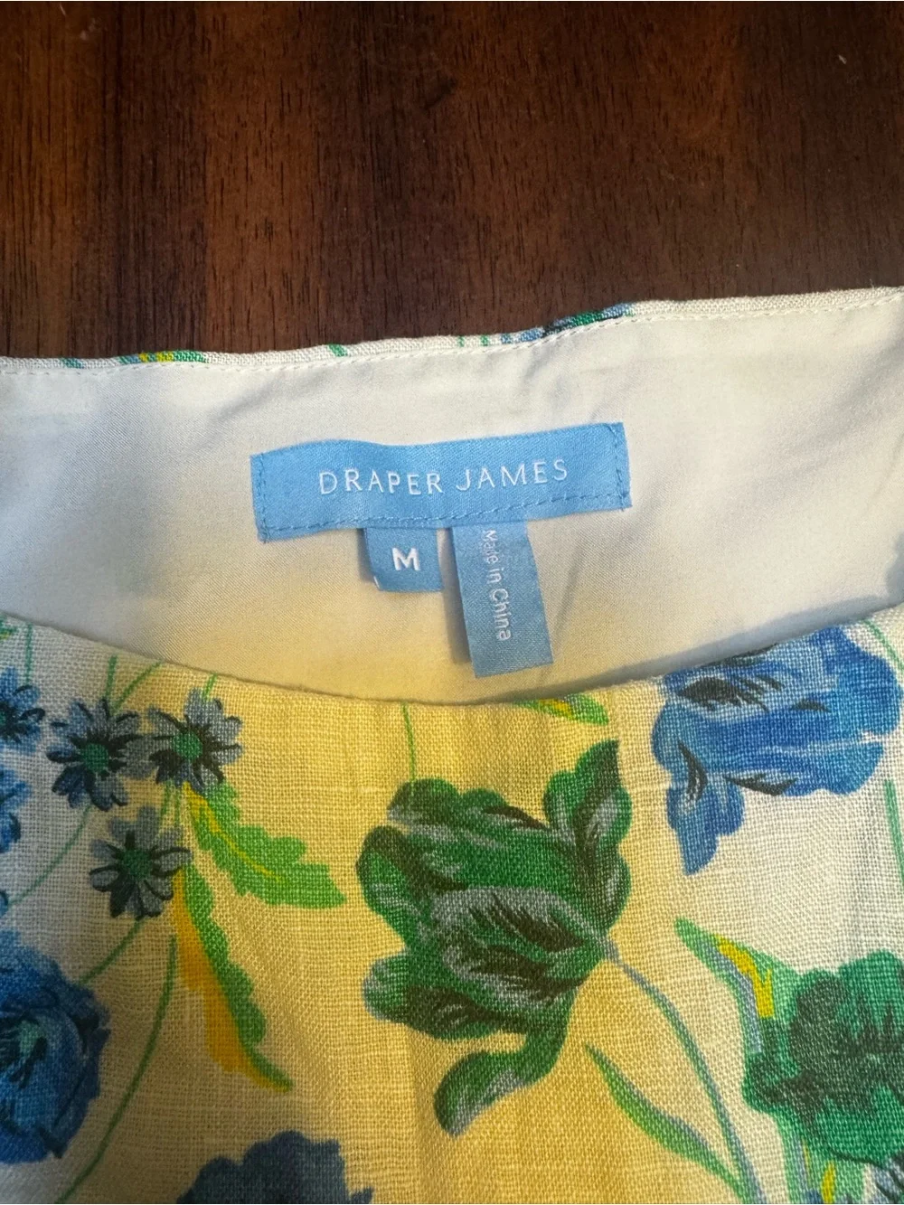 Girls Draper James  Floral Blue & Green Tiered Dress